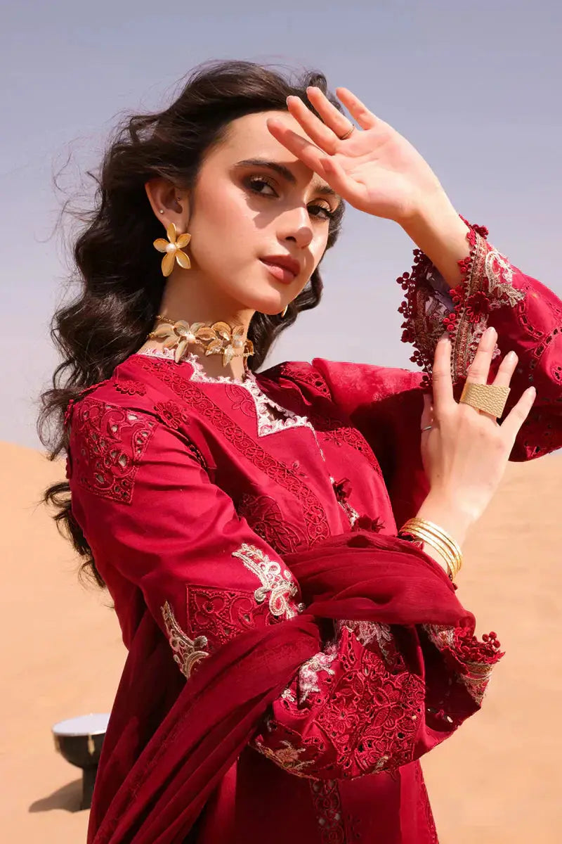 Qalamkar | Chikankari Eid Edit 24 | KM-05 AMANDINE - Pakistani Designer Dress - by Qalamkar | Type: Luxury - 100% Original at Saira Sultan