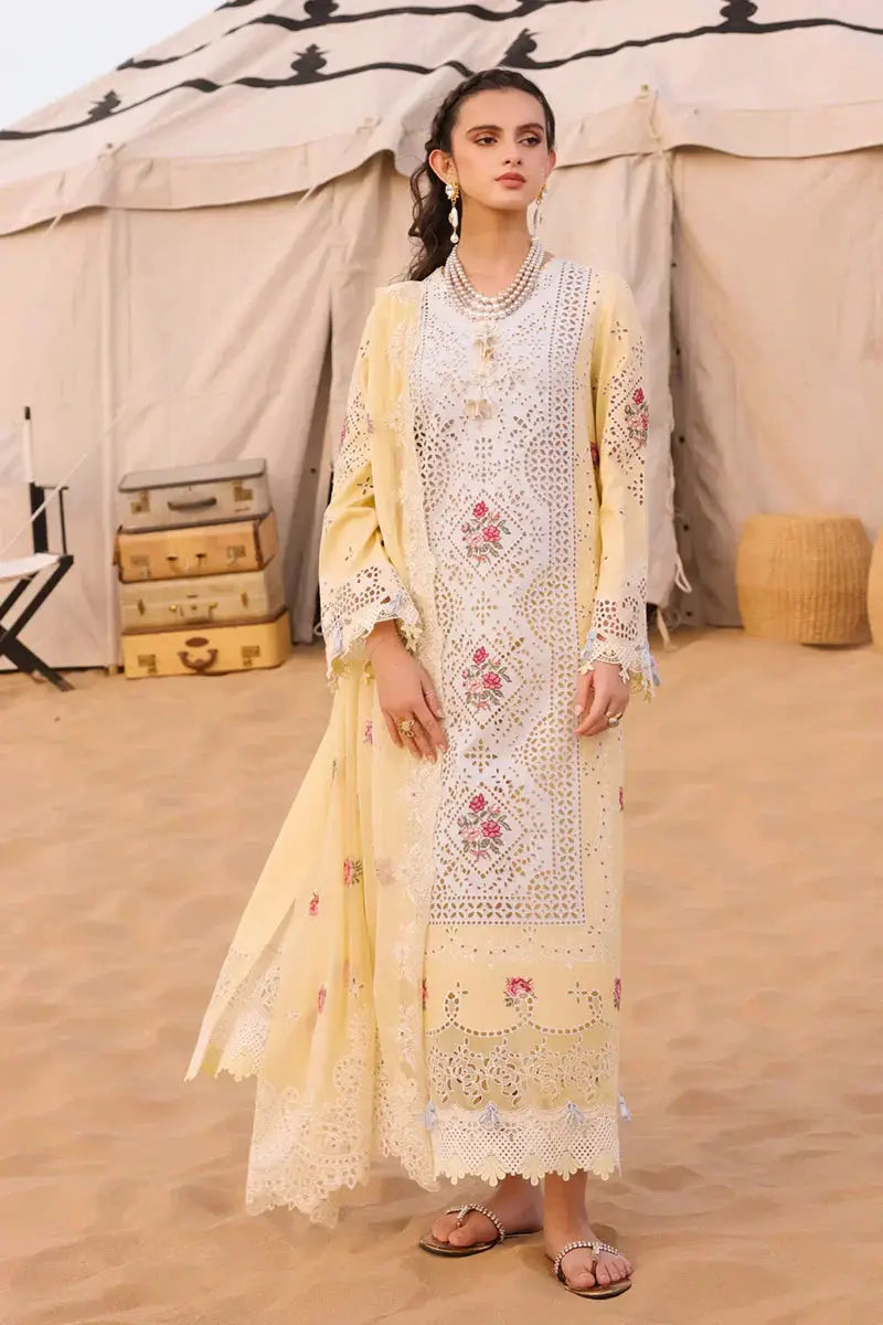 Qalamkar | Chikankari Eid Edit 24 | KM-01 NIAMH - Pakistani Designer Dress - by Qalamkar | Type: Luxury - 100% Original at Saira Sultan