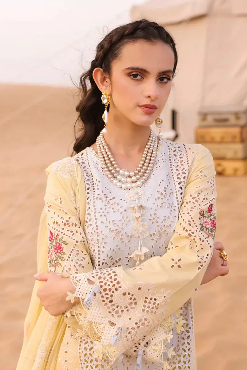 Qalamkar | Chikankari Eid Edit 24 | KM-01 NIAMH - Pakistani Designer Dress - by Qalamkar | Type: Luxury - 100% Original at Saira Sultan