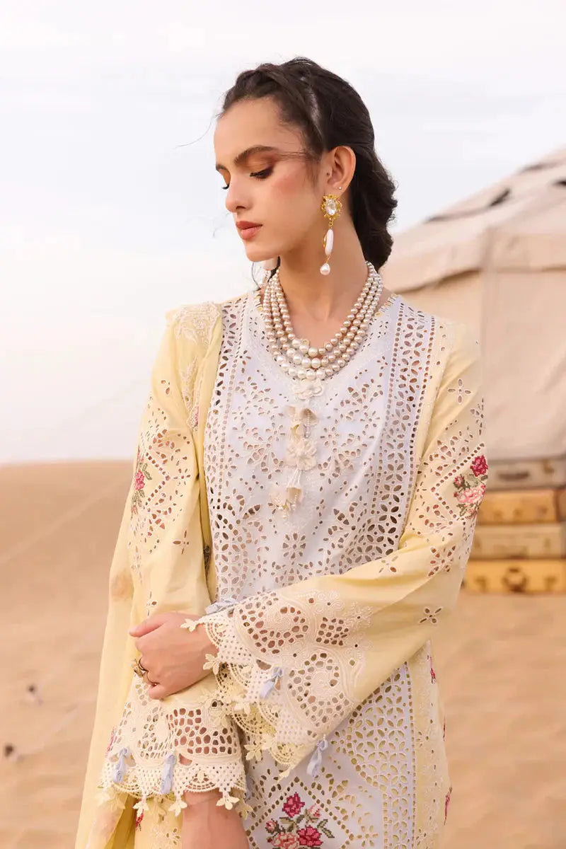 Qalamkar | Chikankari Eid Edit 24 | KM-01 NIAMH - Pakistani Designer Dress - by Qalamkar | Type: Luxury - 100% Original at Saira Sultan