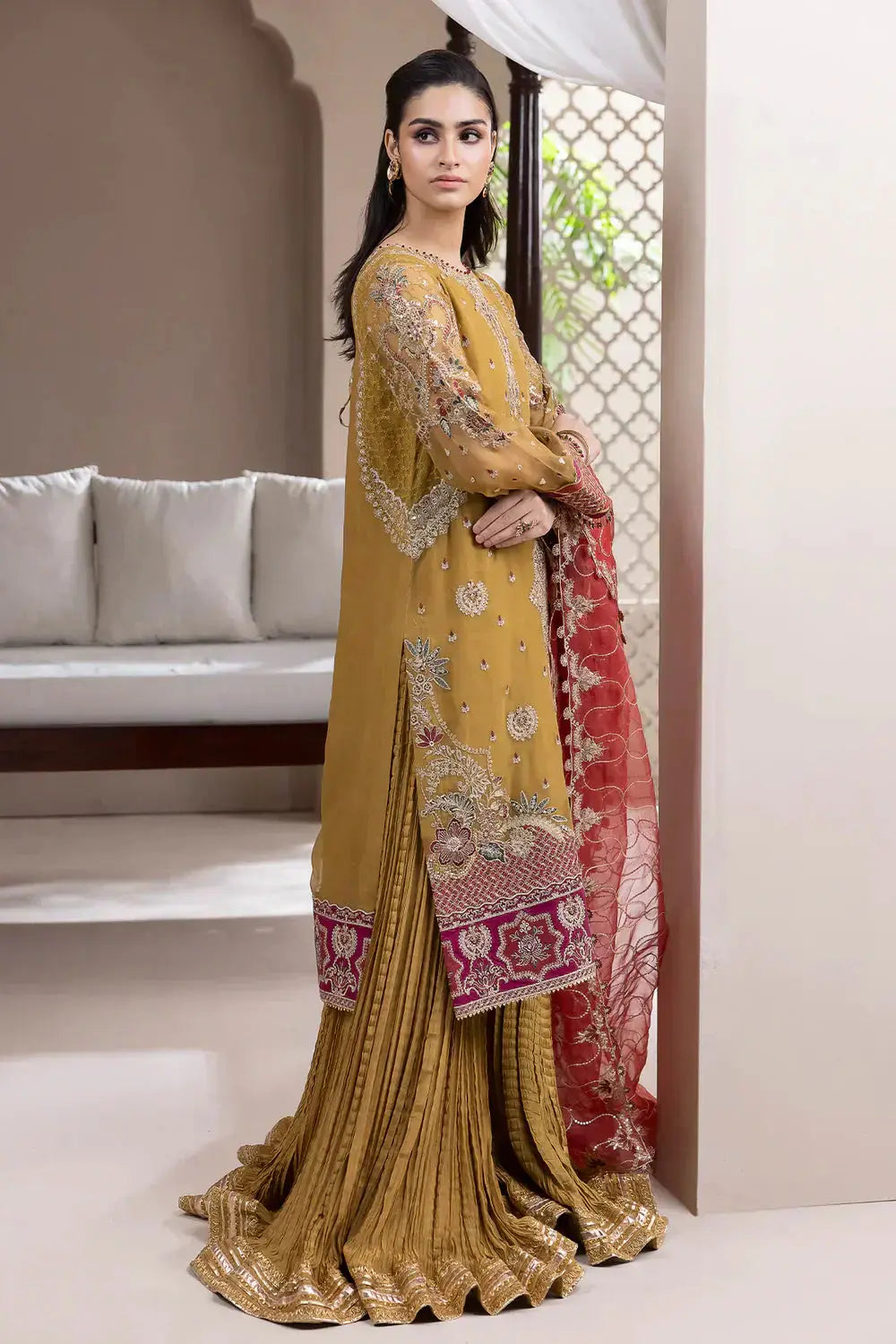Baroque | Formals Collection | UF-411 - Pakistani Designer Dress - by Baroque | Type: Formal - 100% Original at Saira Sultan