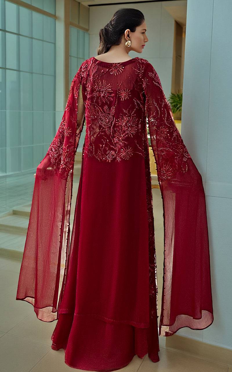 Threads and Motifs | Formal Dresses 25 | Embroidered Jacket With Tube And Skirt