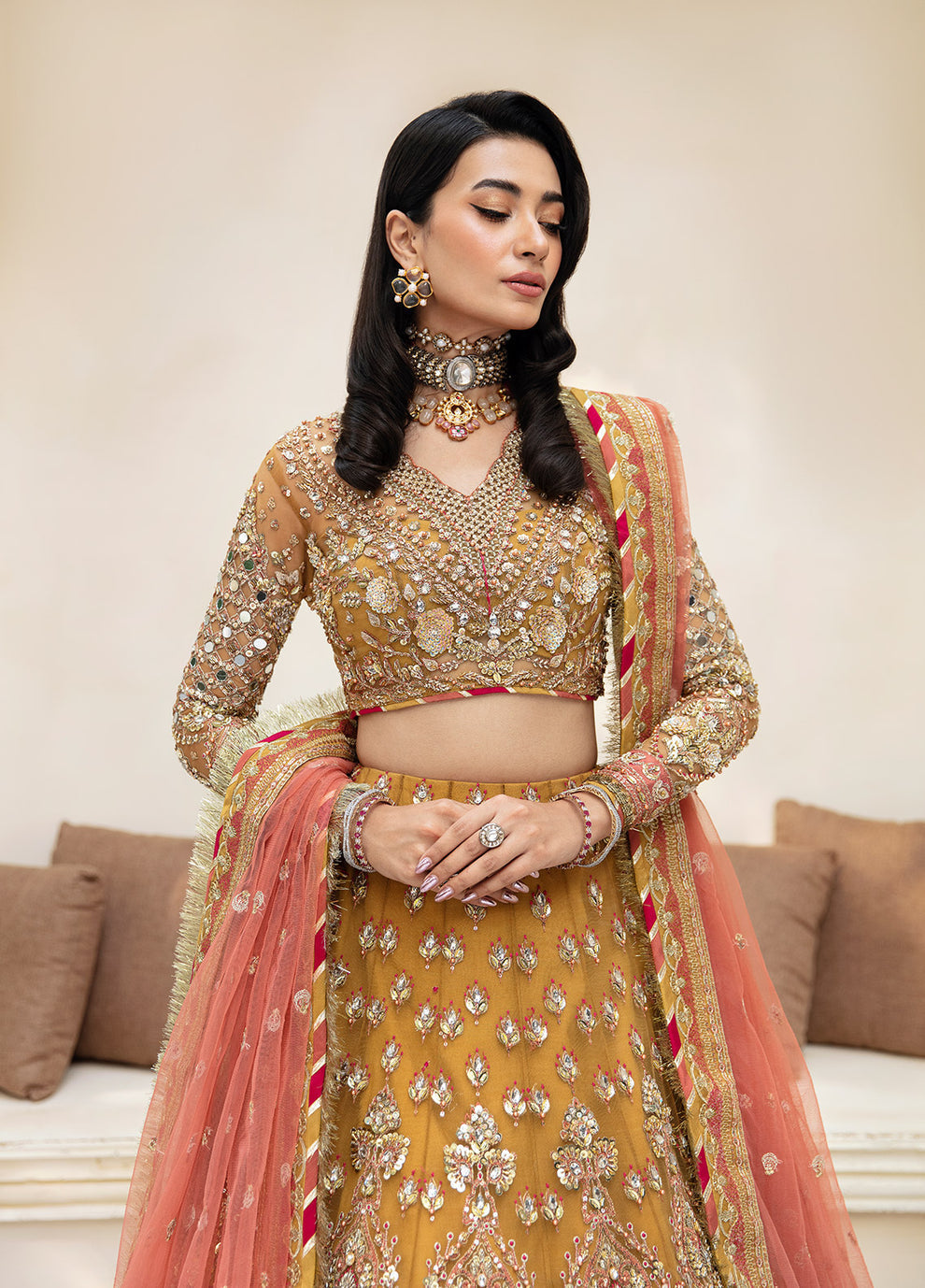 Gulaal | Wedding Formals | Miraas GL-WS-23V1-35 - Pakistani Designer Dress - by Gulaal | Type: Bridal - 100% Original at Saira Sultan