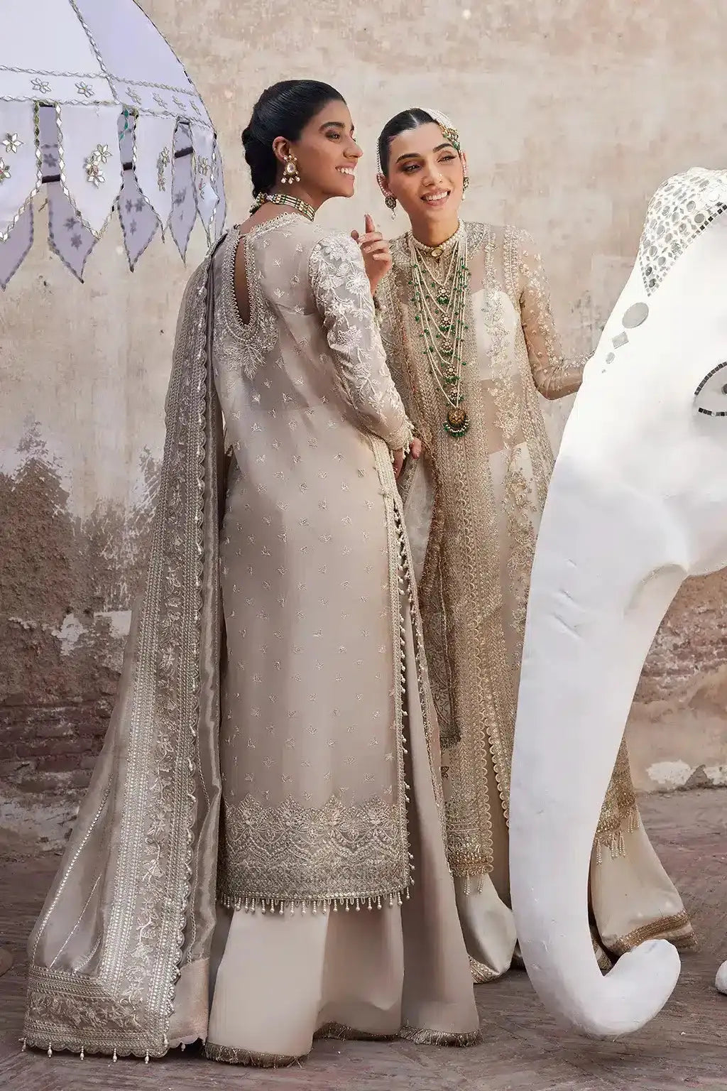 Afrozeh | Dastangoi Wedding Formals | Ulfat - Pakistani Designer Dress - by Afrozeh | Type: Bridal - 100% Original at Saira Sultan