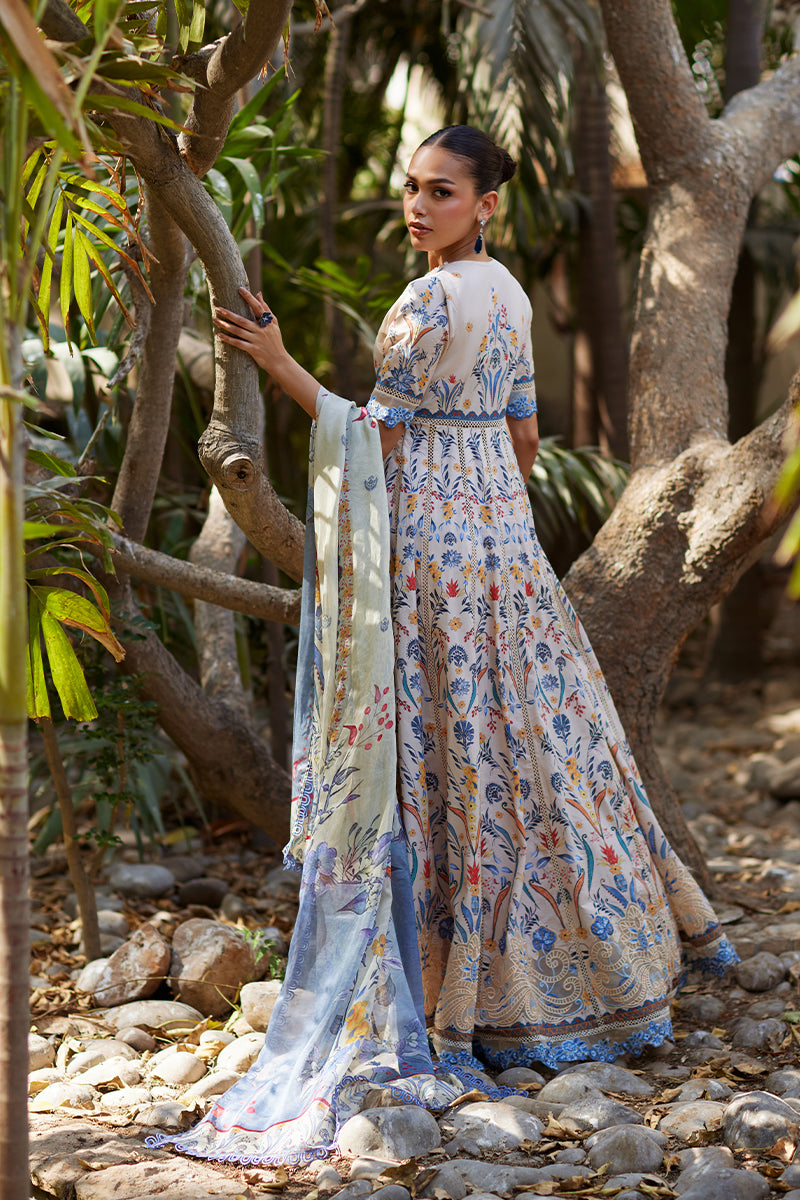 Mina Hassan | Chikankari Lawn 25 | Taara S Off White Lawn