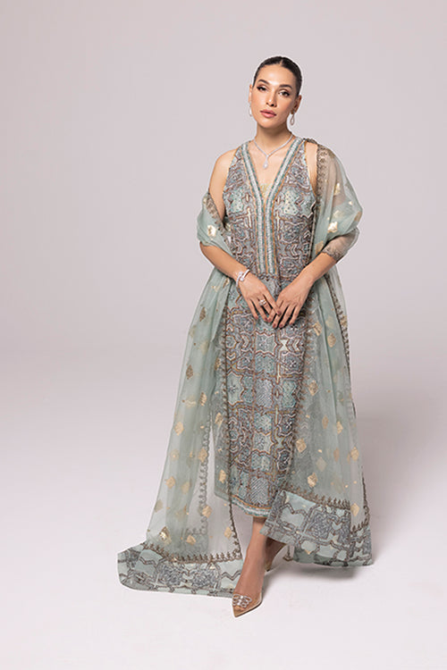 Laj | Elaheh Formals | MAYA XS Ice Blue Net