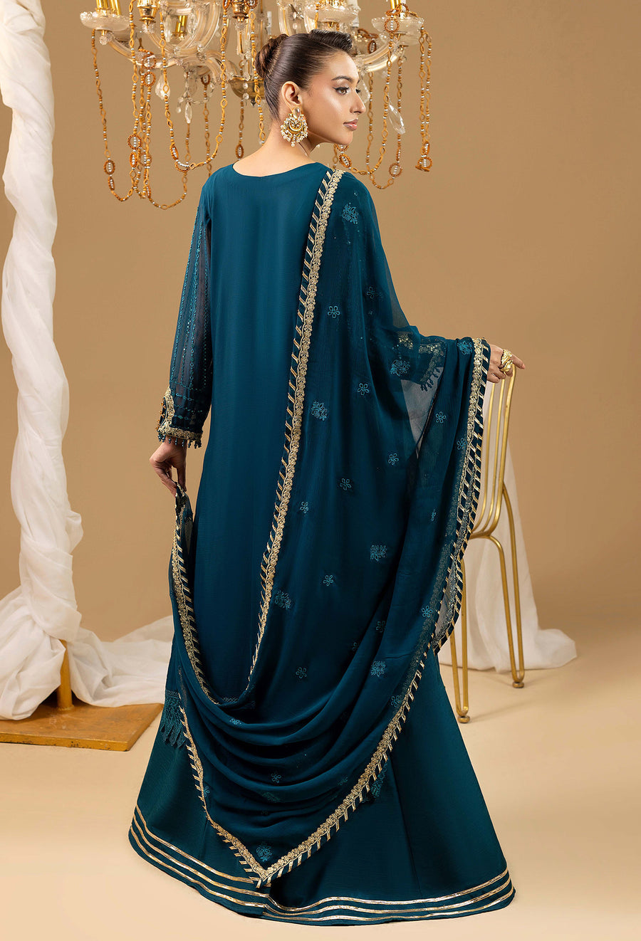 Adans Libas | Chiffon 25 | 7588 H - Pakistani Designer Dress - by Adans Libas - Type : Ladies Clothes - 100% Original at Saira Sultan