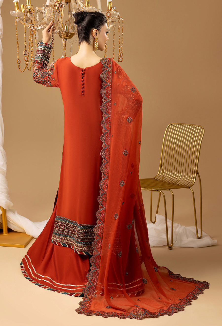 Adans Libas | Chiffon 25 | 7581 G - Pakistani Designer Dress - by Adans Libas - Type : Ladies Clothes - 100% Original at Saira Sultan