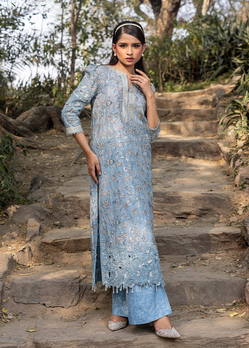 HSY | Summer Edit | Ezure - Pakistani Designer Dress - by HSY - Type : Ladies Clothes - 100% Original at Saira Sultan