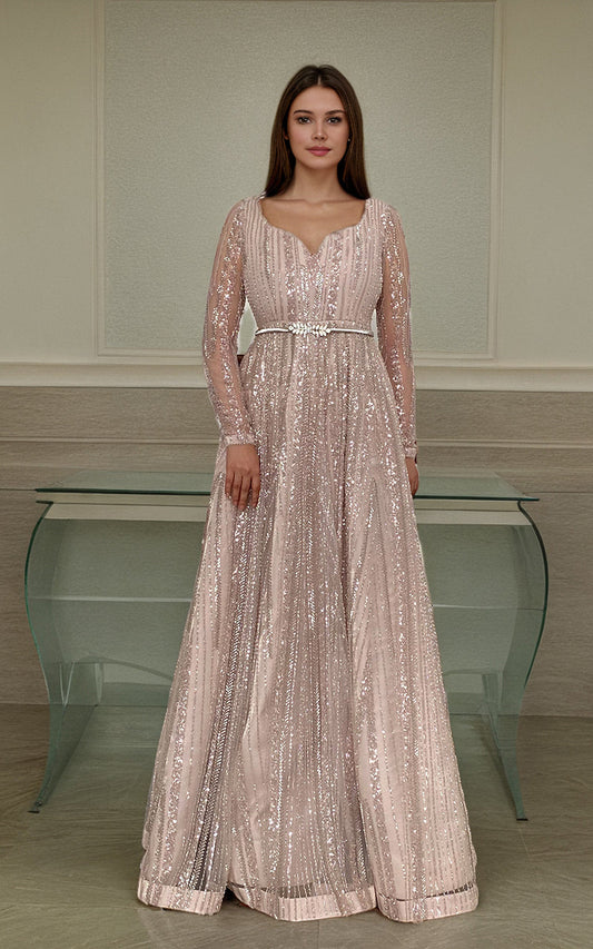 Threads and Motifs | Formal Dresses 25 | Net Embroidered Maxi - Pakistani Designer Dress - by Threads and Motifs - Type : Ladies Clothes - 100% Original at Saira Sultan