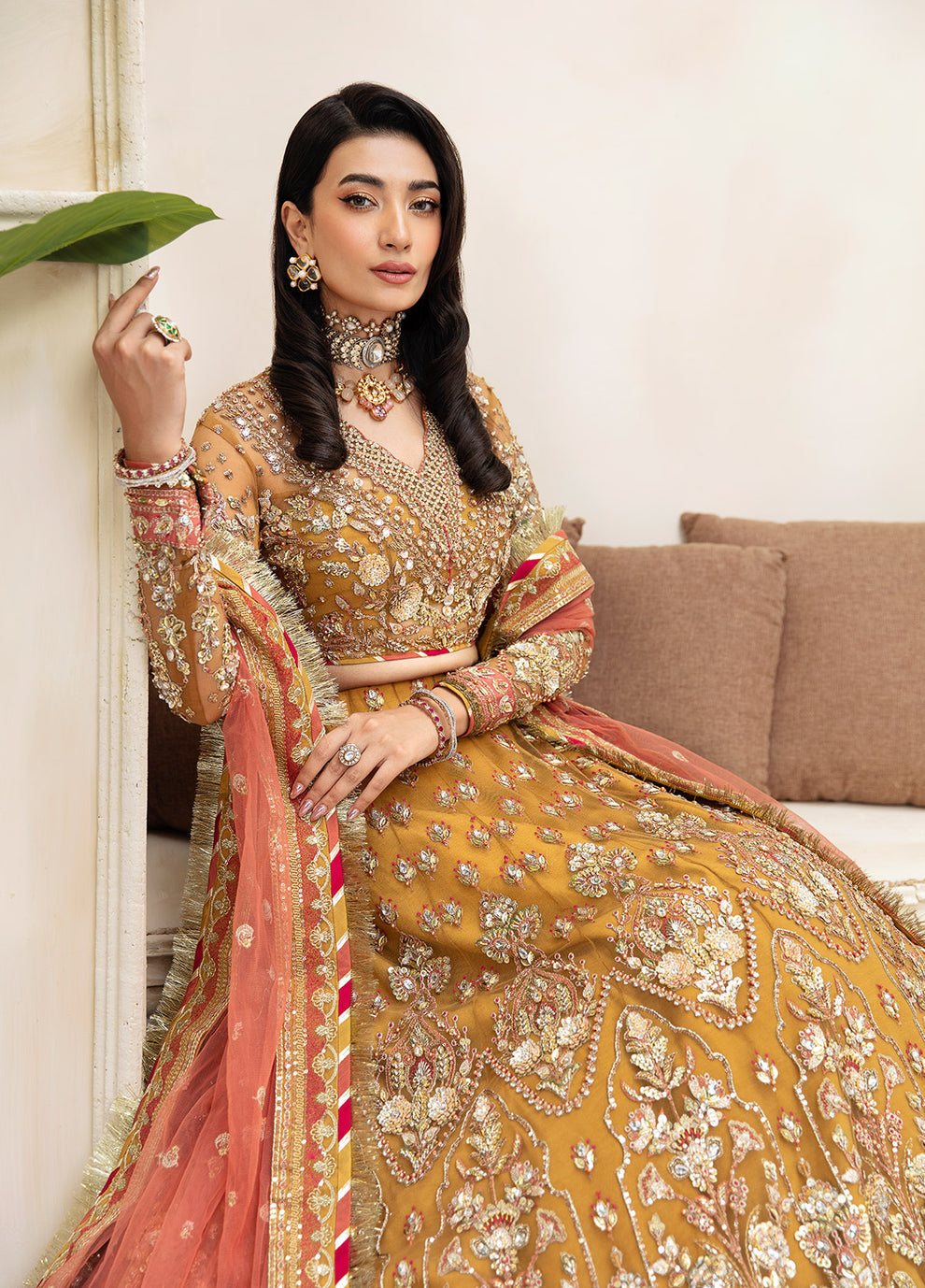 Gulaal | Wedding Formals | Miraas GL-WS-23V1-35 - Pakistani Designer Dress - by Gulaal | Type: Bridal - 100% Original at Saira Sultan
