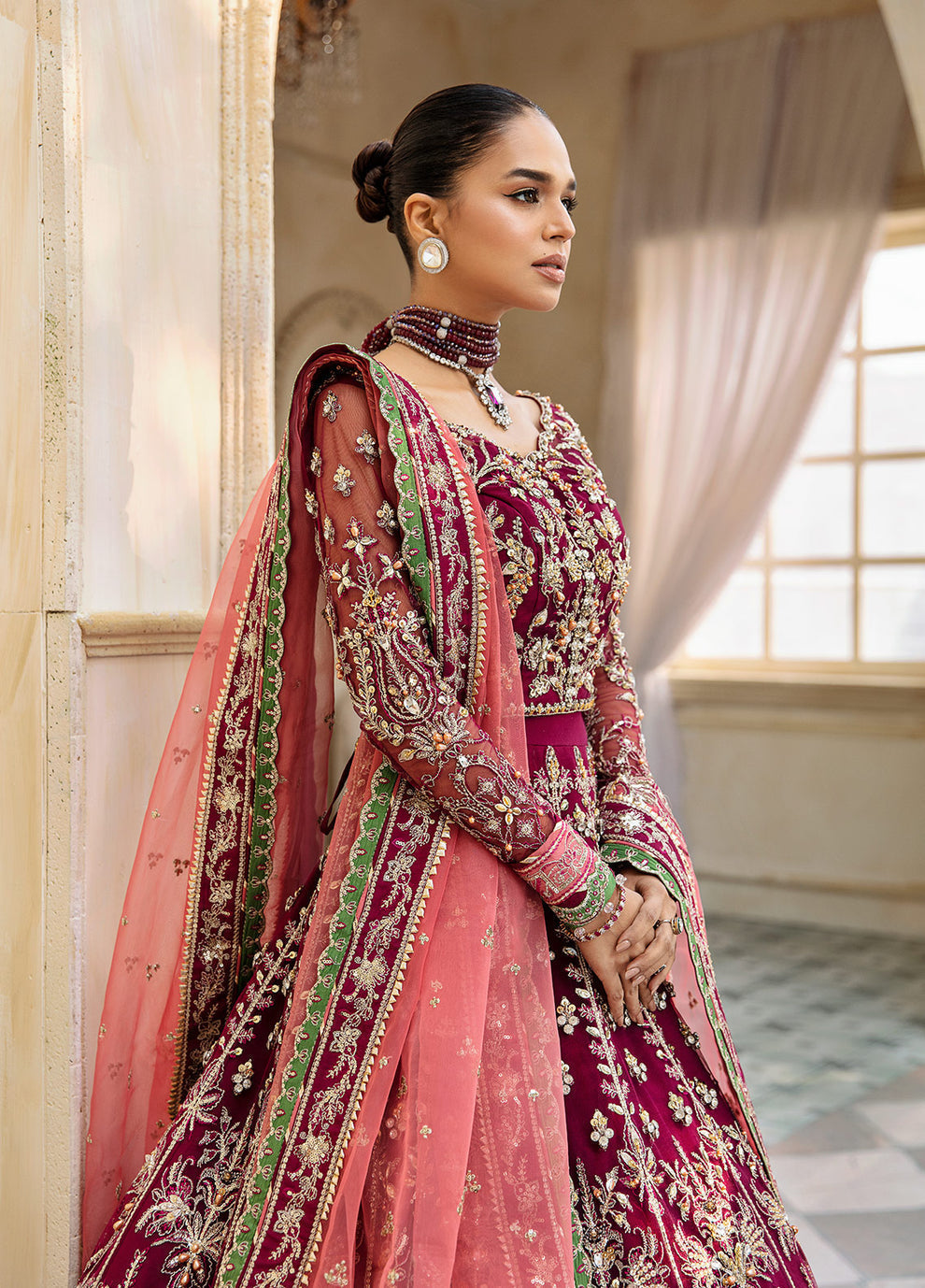 Gulaal | Wedding Formals | Ashmiza GL-WS-23V1-36 - Pakistani Designer Dress - by Gulaal | Type: Bridal - 100% Original at Saira Sultan
