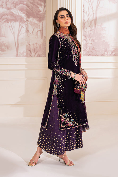 Baroque | Velvet 25 | UF-748 by Baroque - Designer Dress - Type : Ladies Clothes - Available at Saira Sultan - 100% Original