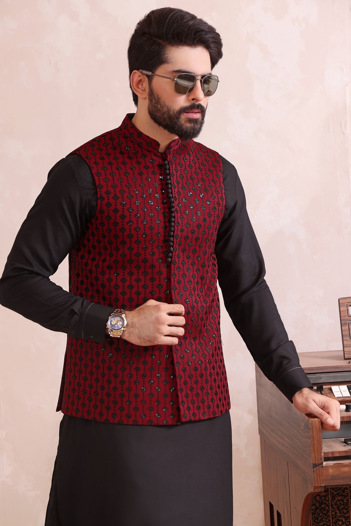 TGM | Men Fancy Wedding | Persian Rose (3 Piece) Small
