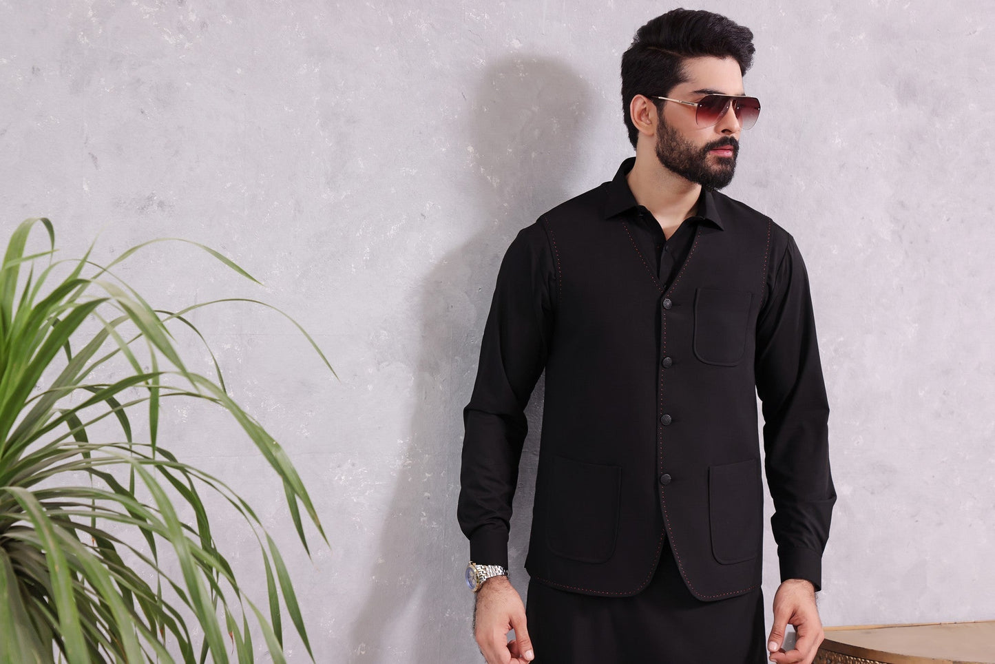 TGM | Men Fancy Wedding | Blacklead (3 Piece) Large