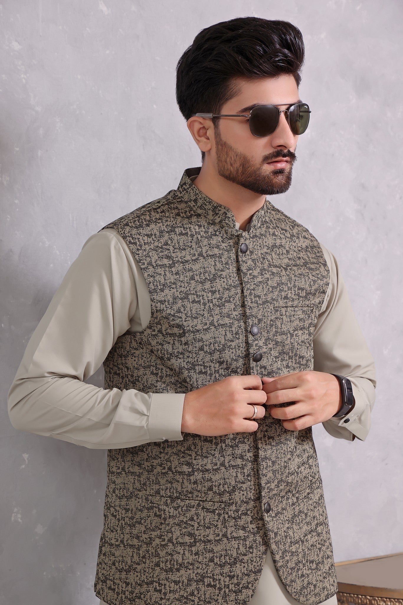 TGM | Men Fancy Wedding | Iceberg Green (3 Piece) X-Large