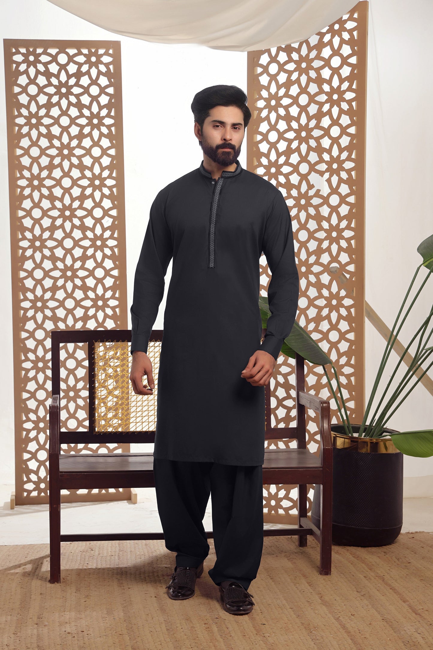 TGM | Men Fancy Wedding | Pixel Grey (3 Piece)