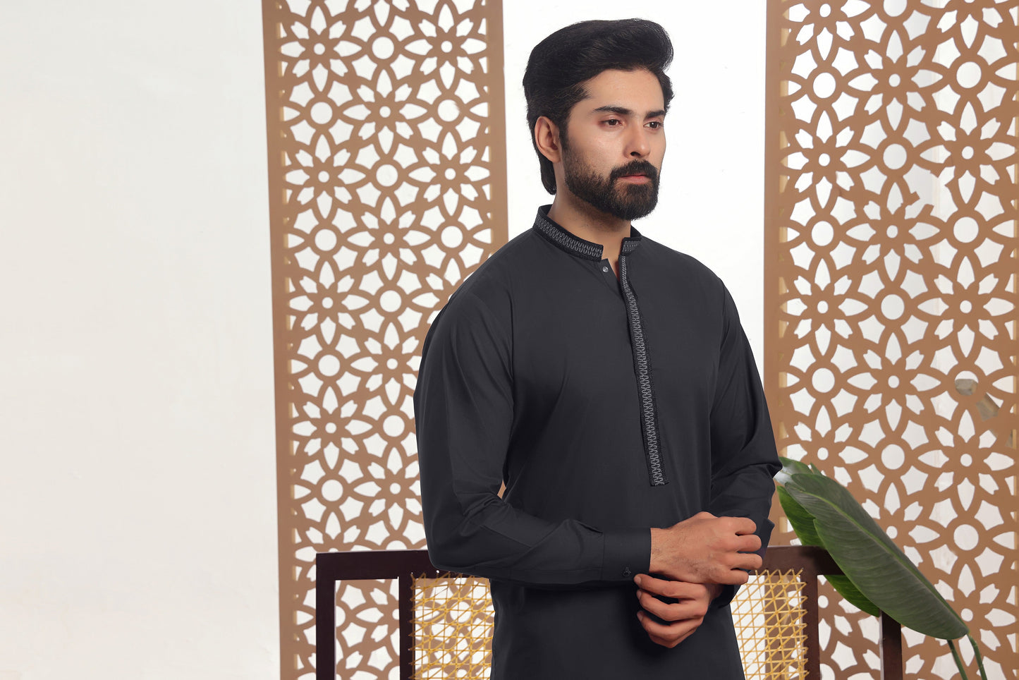 TGM | Men Fancy Wedding | Pixel Grey (3 Piece)