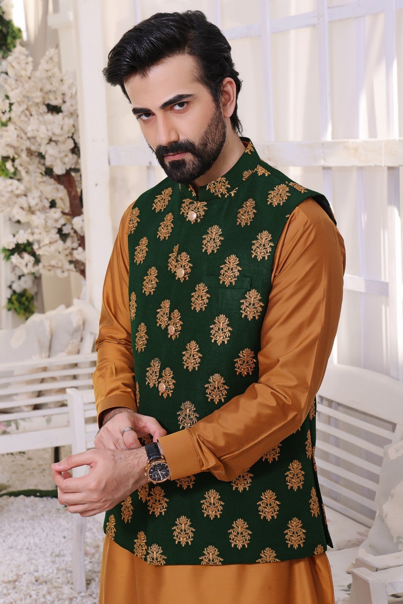 TGM | Men Fancy Wedding | Green Woodland (3 Piece) Small