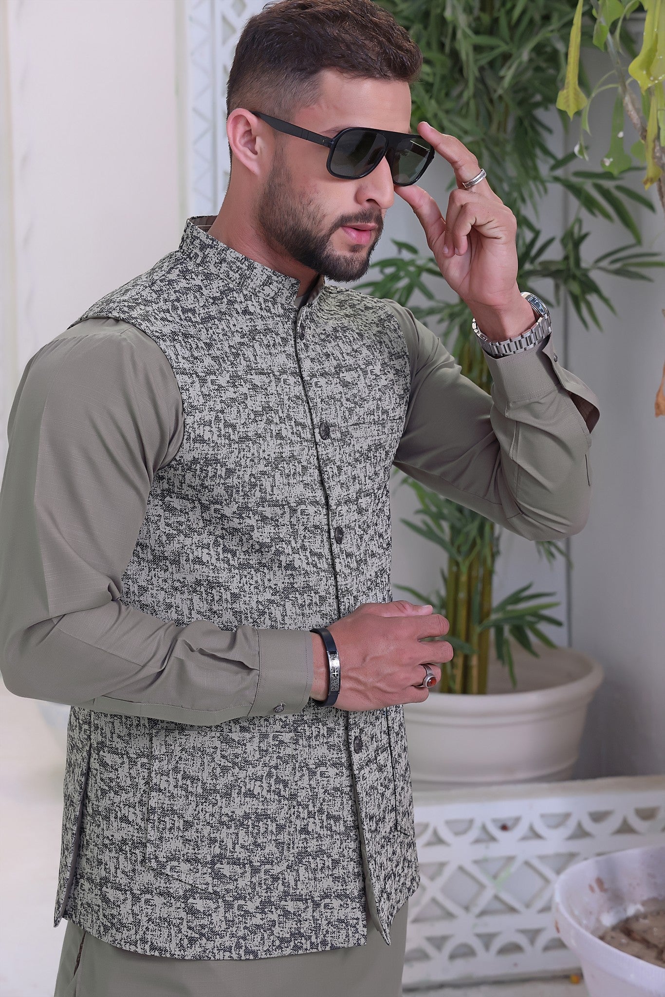 TGM | Men Fancy Wedding | Hunter Green (3 Piece) X-Large