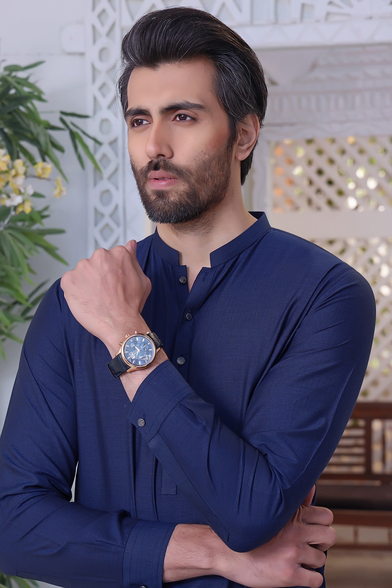 TGM | Men Fancy Wedding | Blue Munsell (3 Piece) Small