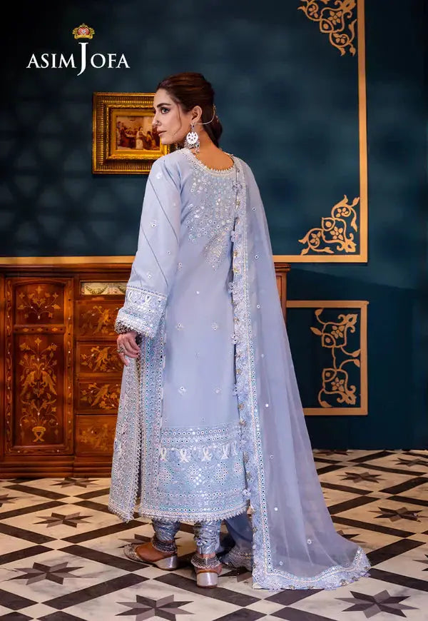 Asim Jofa | Fasana e Ishq Eid Luxury Lawn |AJFI-12 - Pakistani Designer Dress - by Asim Jofa | Type: Luxury - 100% Original at Saira Sultan