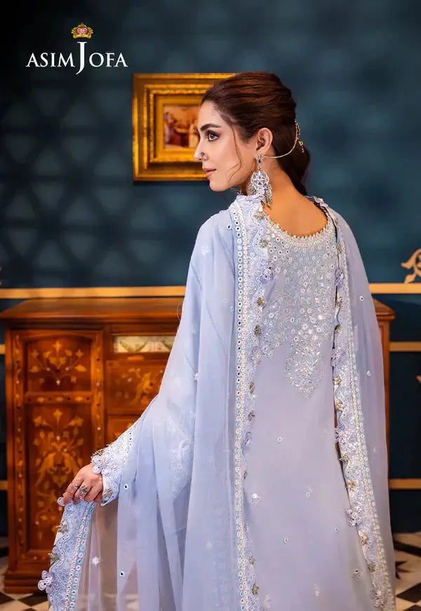 Asim Jofa | Fasana e Ishq Eid Luxury Lawn |AJFI-12 - Pakistani Designer Dress - by Asim Jofa | Type: Luxury - 100% Original at Saira Sultan