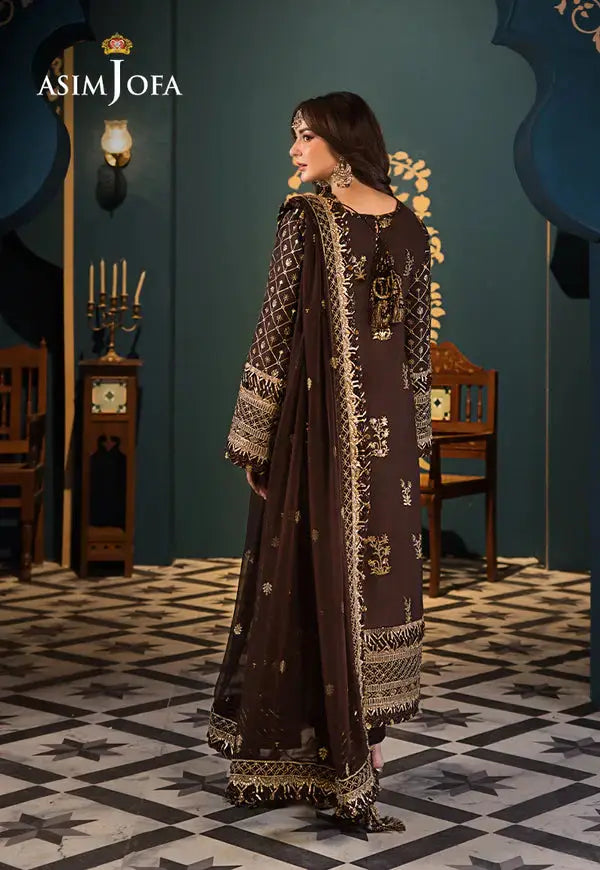 Asim Jofa | Fasana e Ishq Eid Luxury Lawn | AJFI-04 - Pakistani Designer Dress - by Asim Jofa | Type: Luxury - 100% Original at Saira Sultan