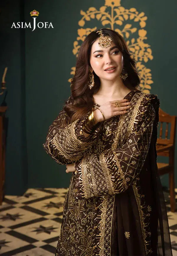 Asim Jofa | Fasana e Ishq Eid Luxury Lawn | AJFI-04 - Pakistani Designer Dress - by Asim Jofa | Type: Luxury - 100% Original at Saira Sultan