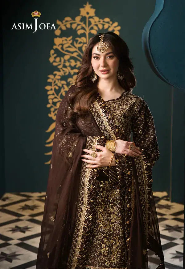 Asim Jofa | Fasana e Ishq Eid Luxury Lawn | AJFI-04 - Pakistani Designer Dress - by Asim Jofa | Type: Luxury - 100% Original at Saira Sultan