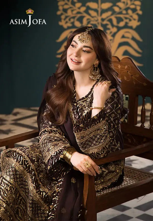 Asim Jofa | Fasana e Ishq Eid Luxury Lawn | AJFI-04 - Pakistani Designer Dress - by Asim Jofa | Type: Luxury - 100% Original at Saira Sultan