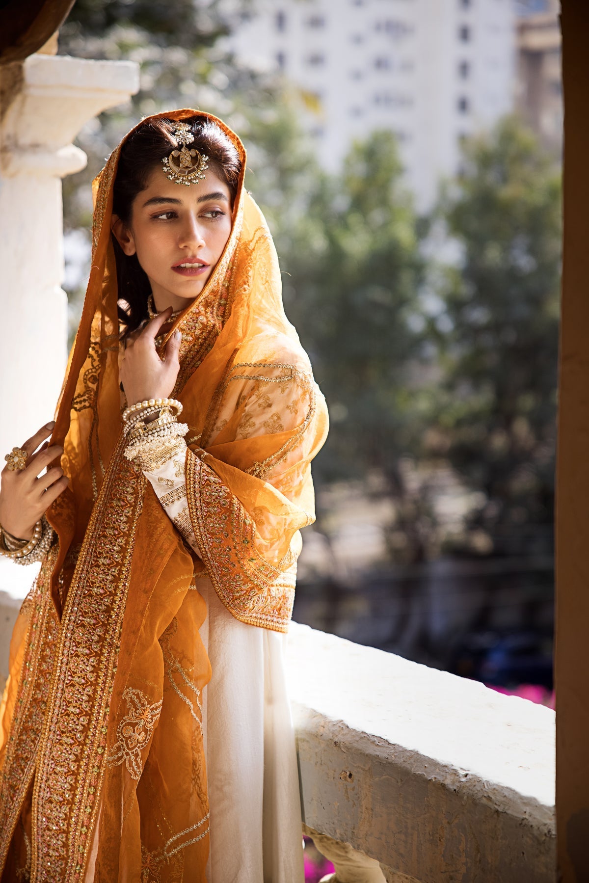 Erum Khan | Umaima Eid Edit | GHAZAL L White Raw Silk