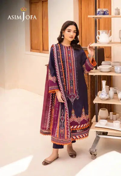 Asim Jofa | Prints Essentials | AJUB-09 - Pakistani Designer Dress - by Asim Jofa | Type: Luxury - 100% Original at Saira Sultan