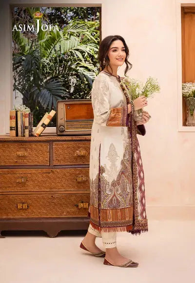 Asim Jofa | Prints Essentials | AJUB-11 - Pakistani Designer Dress - by Asim Jofa | Type: Luxury - 100% Original at Saira Sultan