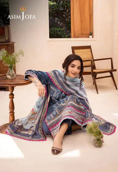 Asim Jofa | Prints Essentials | AJUB-14 - Pakistani Designer Dress - by Asim Jofa | Type: Luxury - 100% Original at Saira Sultan