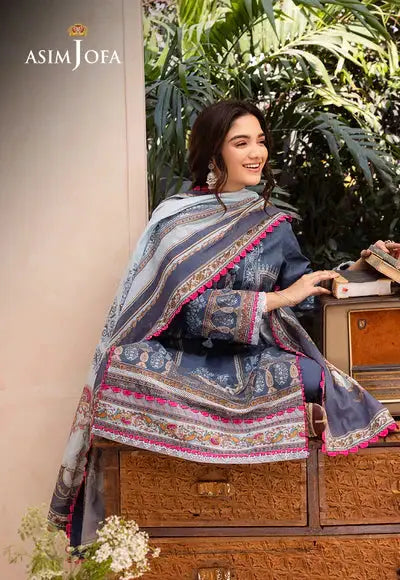 Asim Jofa | Prints Essentials | AJUB-14 - Pakistani Designer Dress - by Asim Jofa | Type: Luxury - 100% Original at Saira Sultan