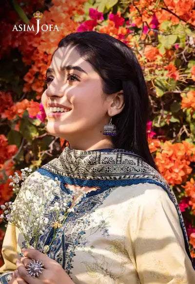 Asim Jofa | Prints Essentials | AJUB-15 - Pakistani Designer Dress - by Asim Jofa | Type: Luxury - 100% Original at Saira Sultan