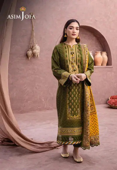 Asim Jofa | Prints Essentials | AJUB-01 - Pakistani Designer Dress - by Asim Jofa | Type: Luxury - 100% Original at Saira Sultan