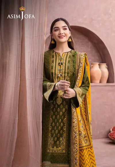 Asim Jofa | Prints Essentials | AJUB-01 - Pakistani Designer Dress - by Asim Jofa | Type: Luxury - 100% Original at Saira Sultan