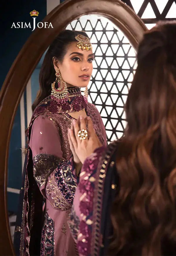 Asim Jofa | Fasana e Ishq Eid Luxury Lawn | AJFI-22 - Pakistani Designer Dress - by Asim Jofa | Type: Luxury - 100% Original at Saira Sultan