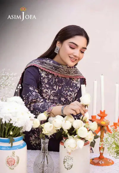 Asim Jofa | Prints Essentials | AJUB-08 - Pakistani Designer Dress - by Asim Jofa | Type: Luxury - 100% Original at Saira Sultan