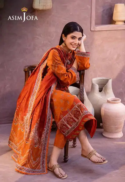 Asim Jofa | Prints Essentials | AJUB-07 - Pakistani Designer Dress - by Asim Jofa | Type: Luxury - 100% Original at Saira Sultan