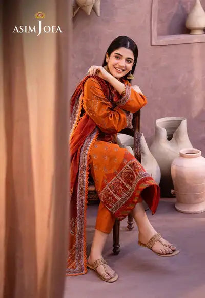 Asim Jofa | Prints Essentials | AJUB-07 - Pakistani Designer Dress - by Asim Jofa | Type: Luxury - 100% Original at Saira Sultan