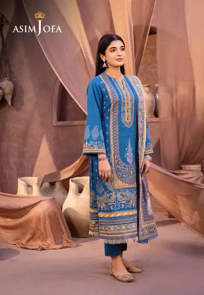 Asim Jofa | Prints Essentials | AJUB-16 - Pakistani Designer Dress - by Asim Jofa | Type: Luxury - 100% Original at Saira Sultan