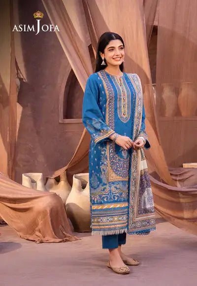 Asim Jofa | Prints Essentials | AJUB-16 - Pakistani Designer Dress - by Asim Jofa | Type: Luxury - 100% Original at Saira Sultan