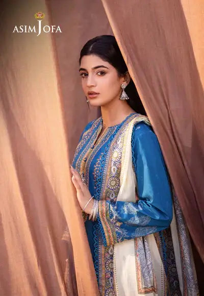 Asim Jofa | Prints Essentials | AJUB-16 - Pakistani Designer Dress - by Asim Jofa | Type: Luxury - 100% Original at Saira Sultan