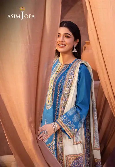 Asim Jofa | Prints Essentials | AJUB-16 - Pakistani Designer Dress - by Asim Jofa | Type: Luxury - 100% Original at Saira Sultan