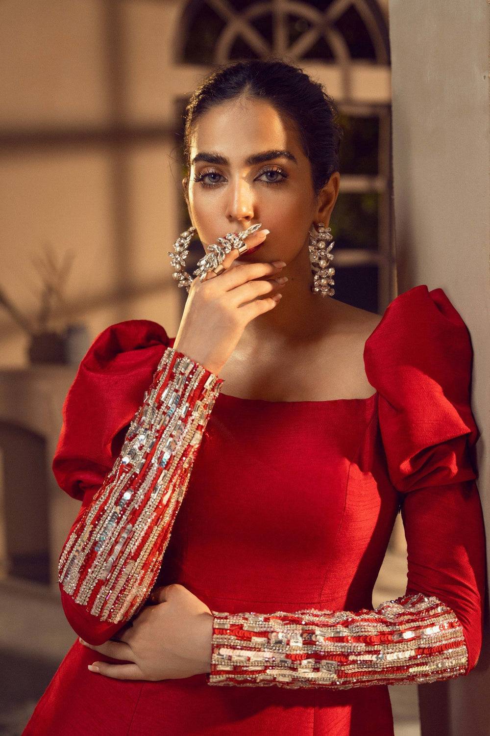 Caia | Pret Collection | CERISE - Pakistani Designer Dress - by Caia | Type: Formal - 100% Original at Saira Sultan