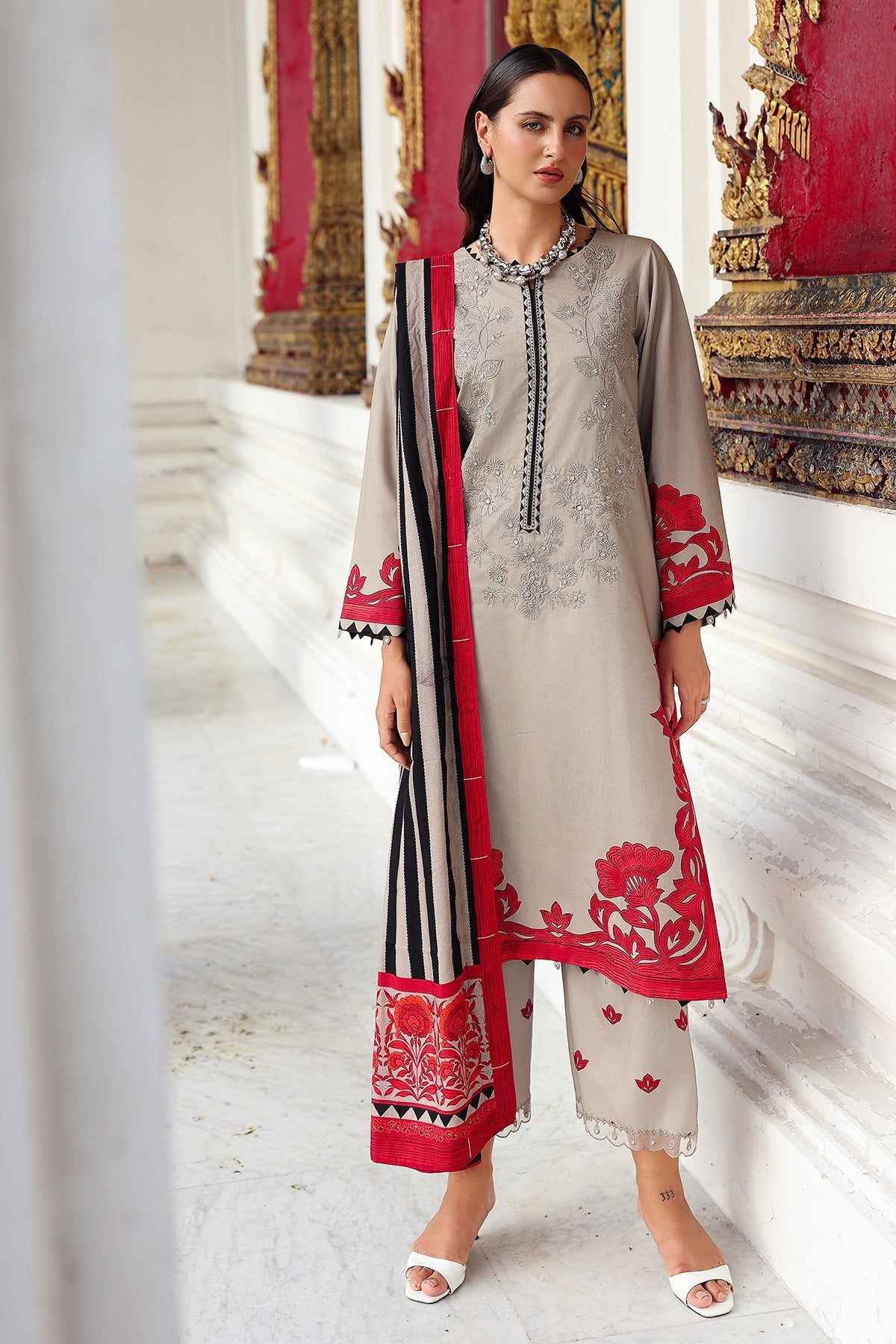 Charizma | Aniq Winter 2025 | ANW6-08 - Pakistani Designer Dress - by Charzima - Type : Ladies Clothes - 100% Original at Saira Sultan