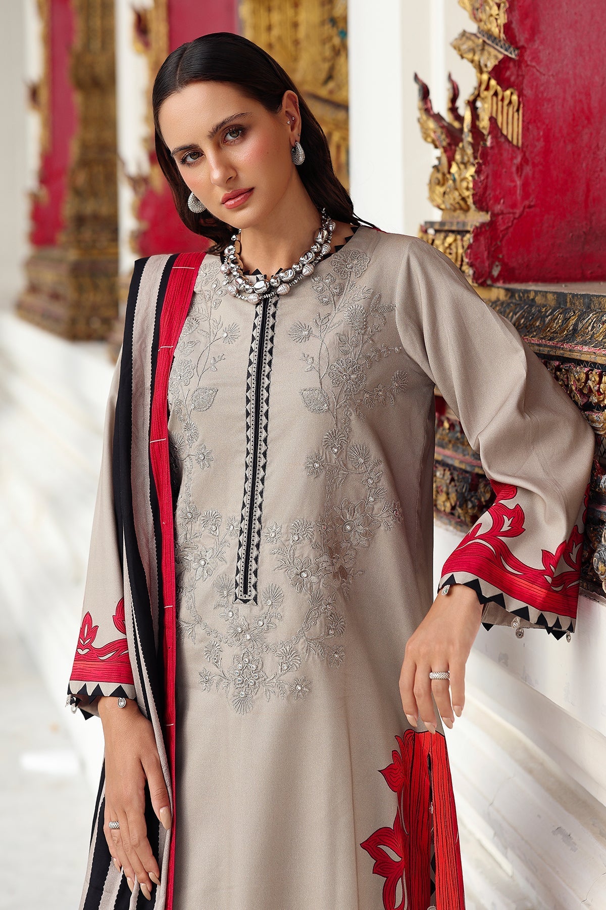 Charizma | Aniq Winter 2025 | ANW6-08 - Pakistani Designer Dress - by Charzima - Type : Ladies Clothes - 100% Original at Saira Sultan